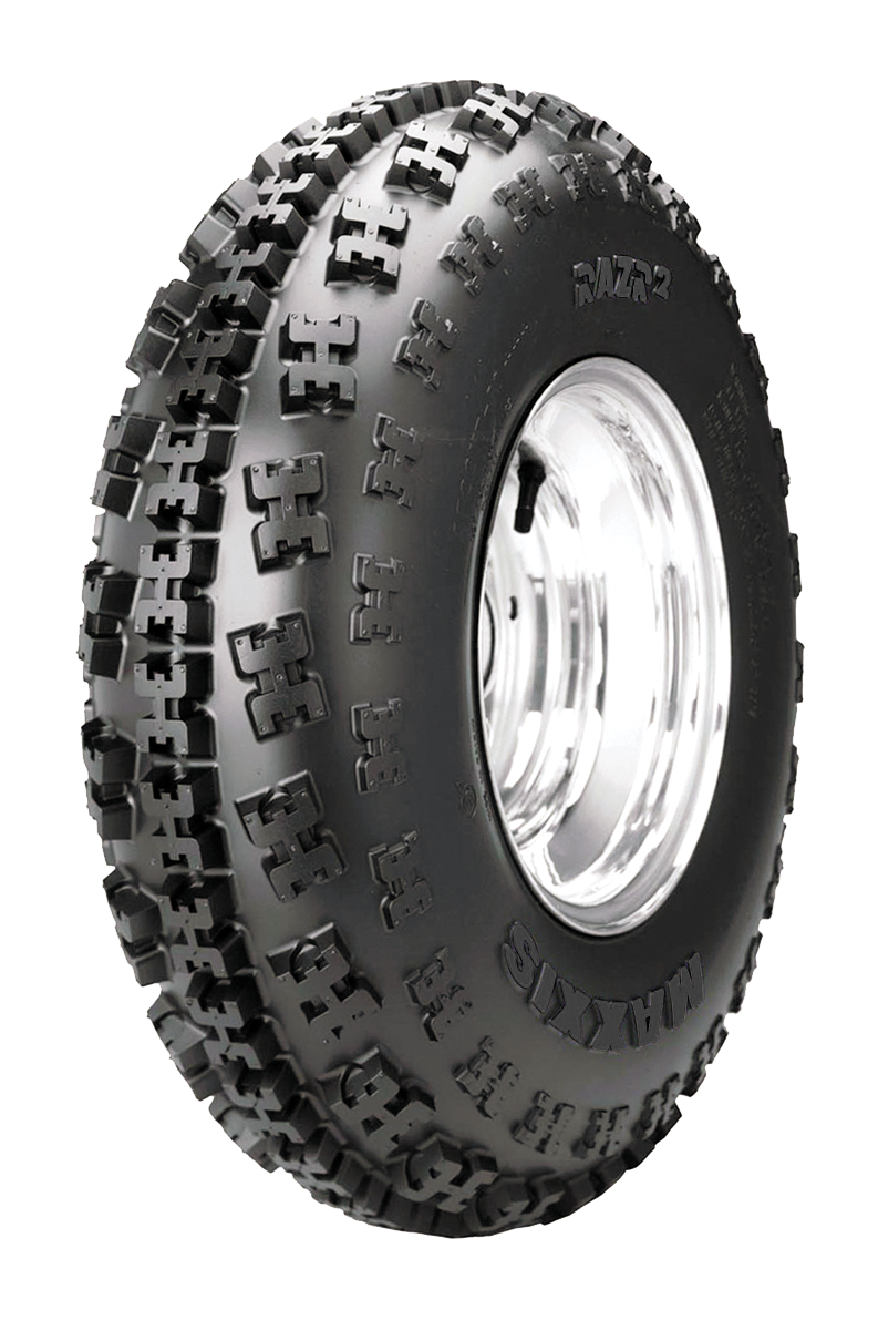 MAXXIS RAZR2 Front Tire 22x7-10 for ATV/UTV – Durable Bias Construction with Aggressive Tread Pattern
