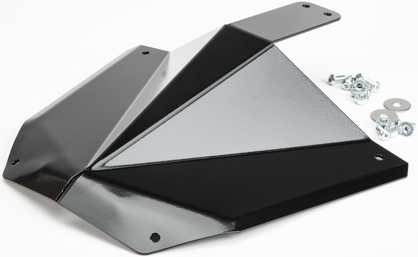StraightLine Part 183-232 Black Aluminum Skid Plate for Ski-Doo Gen4 Front Bumper (S/M)