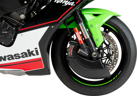 PUIG Brake Cooler Matte Black for Kawasaki - Part 21452J