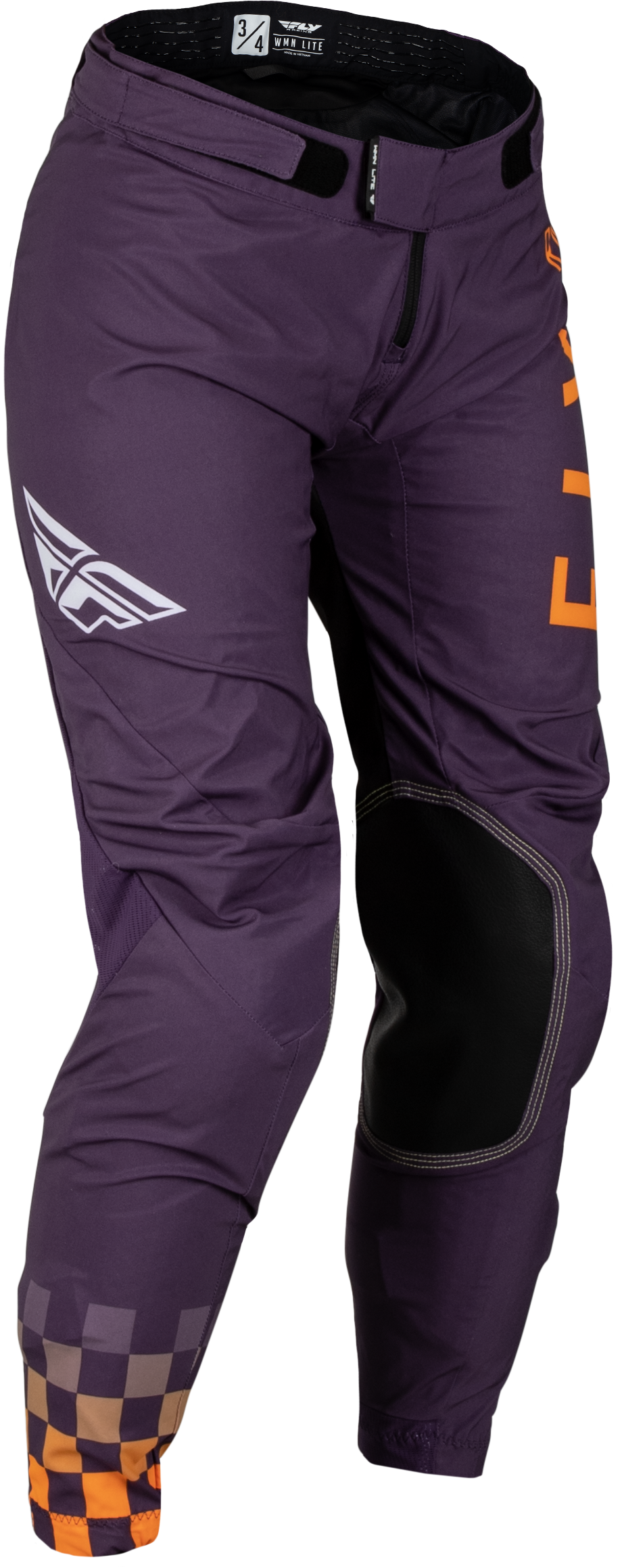 Fly Racing Women's Lite Offroad Pants Size 11/12 Deep Purple, White & Neon Coral