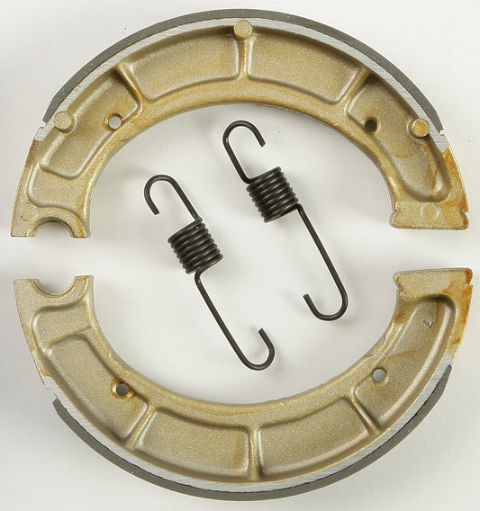 EBC Brake Shoes 528 Plain for Yamaha It250, TT500, XT500, YZ465, and It425 Models