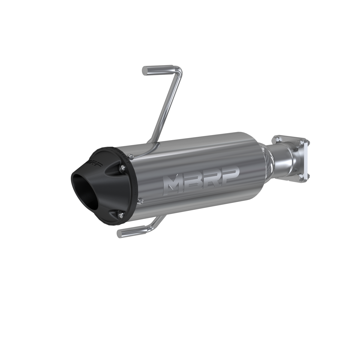 MBRP AT-9301PT Single Slip-On System with 4.5-Inch Performance Muffler for Kawasaki KRX 1000 Teryx