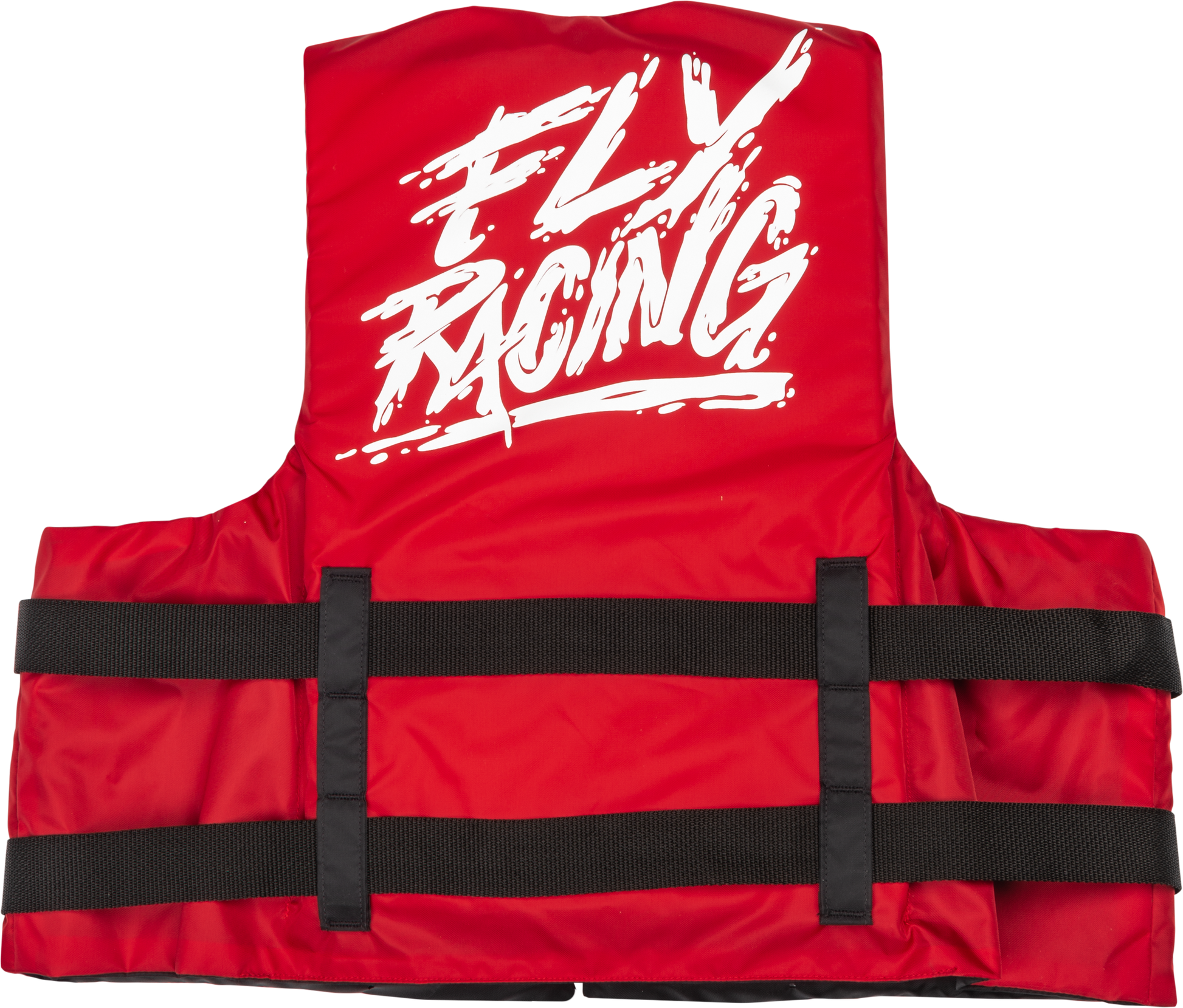 Fly Racing Nylon Flotation Vest X-Small Red/White - Coast Guard Approved Type III
