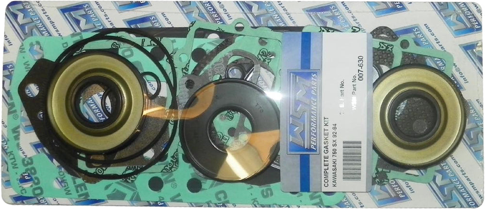 WSM Complete Engine Gasket Kit for Kawasaki 750 SX (1992-1995) – Part Number 007-630