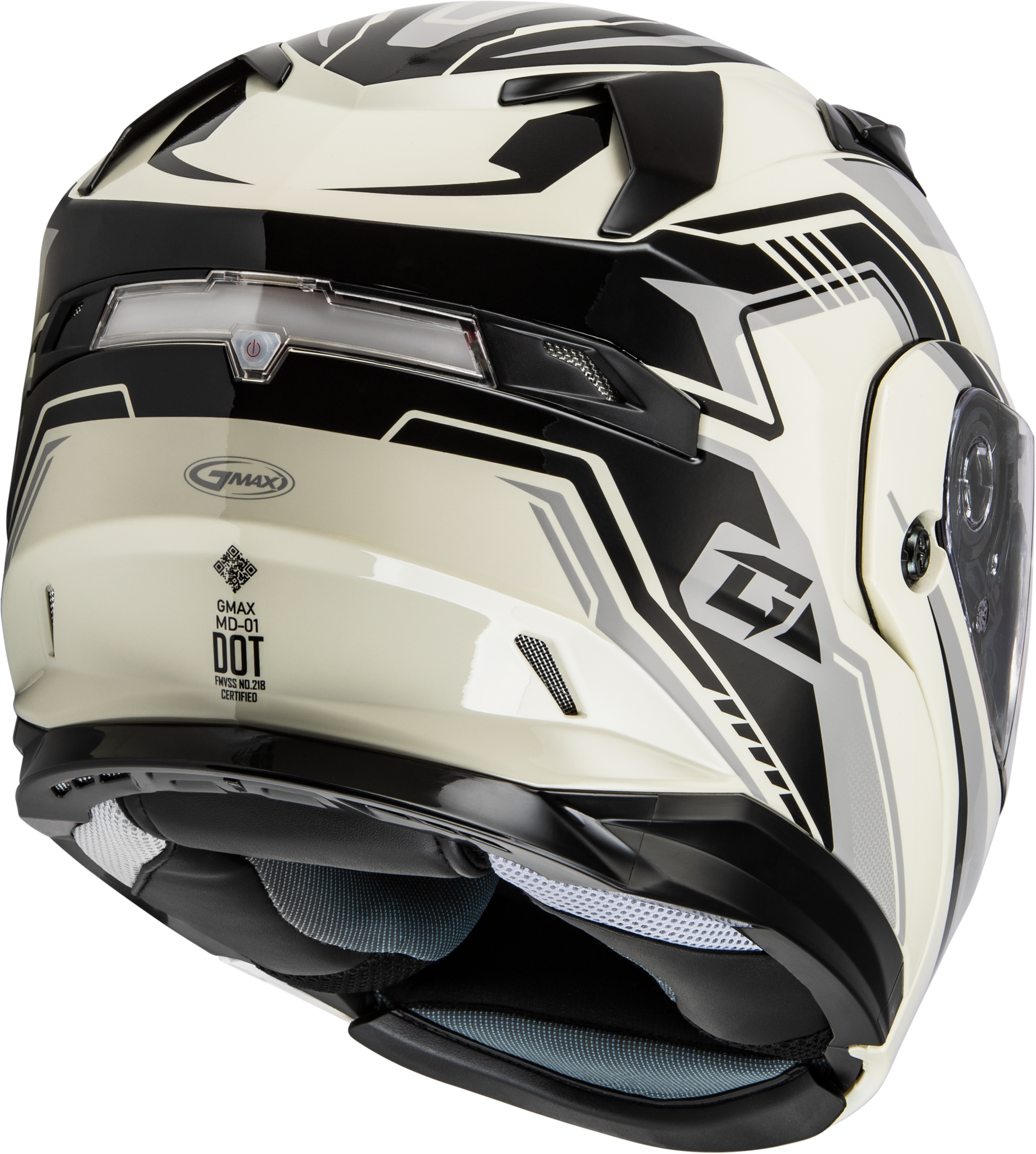 GMAX MD-01S Transistor Snow Helmet with Quick Release Buckle and Integrated LED Light