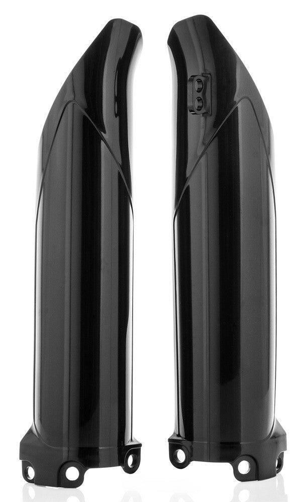 Acerbis Lower Fork Cover Set for Kawasaki KX Models - Offroad Black Replacement Body Parts