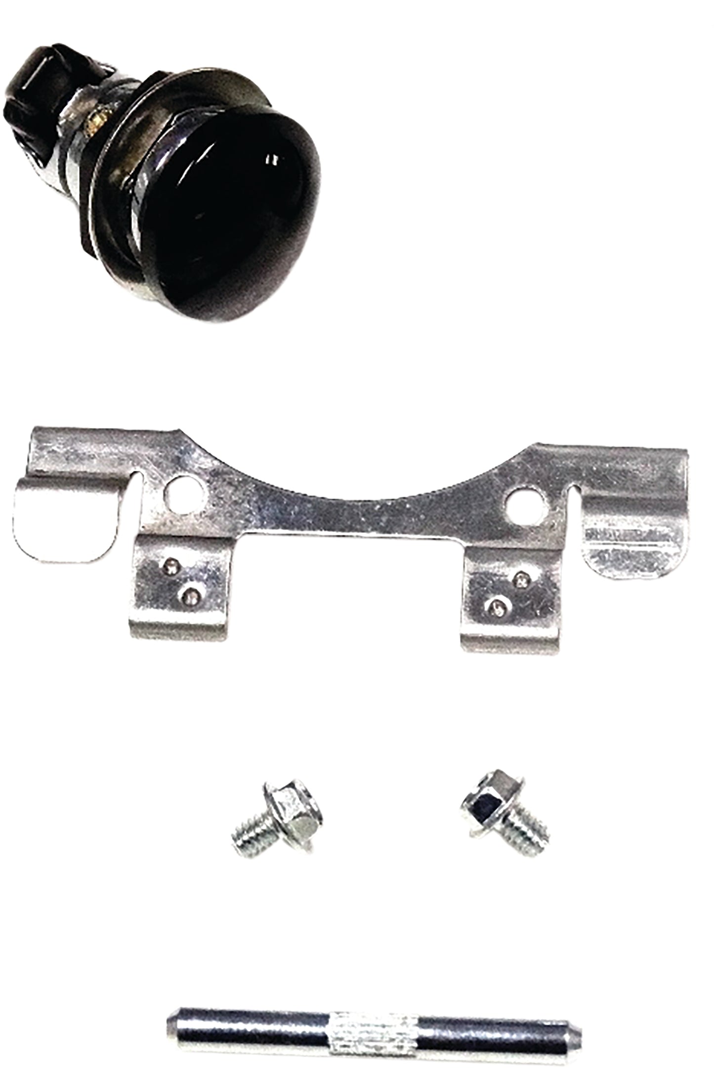 HardDrive Push Button Fuel Door for V-Twin Bikes - Black, Part 370007