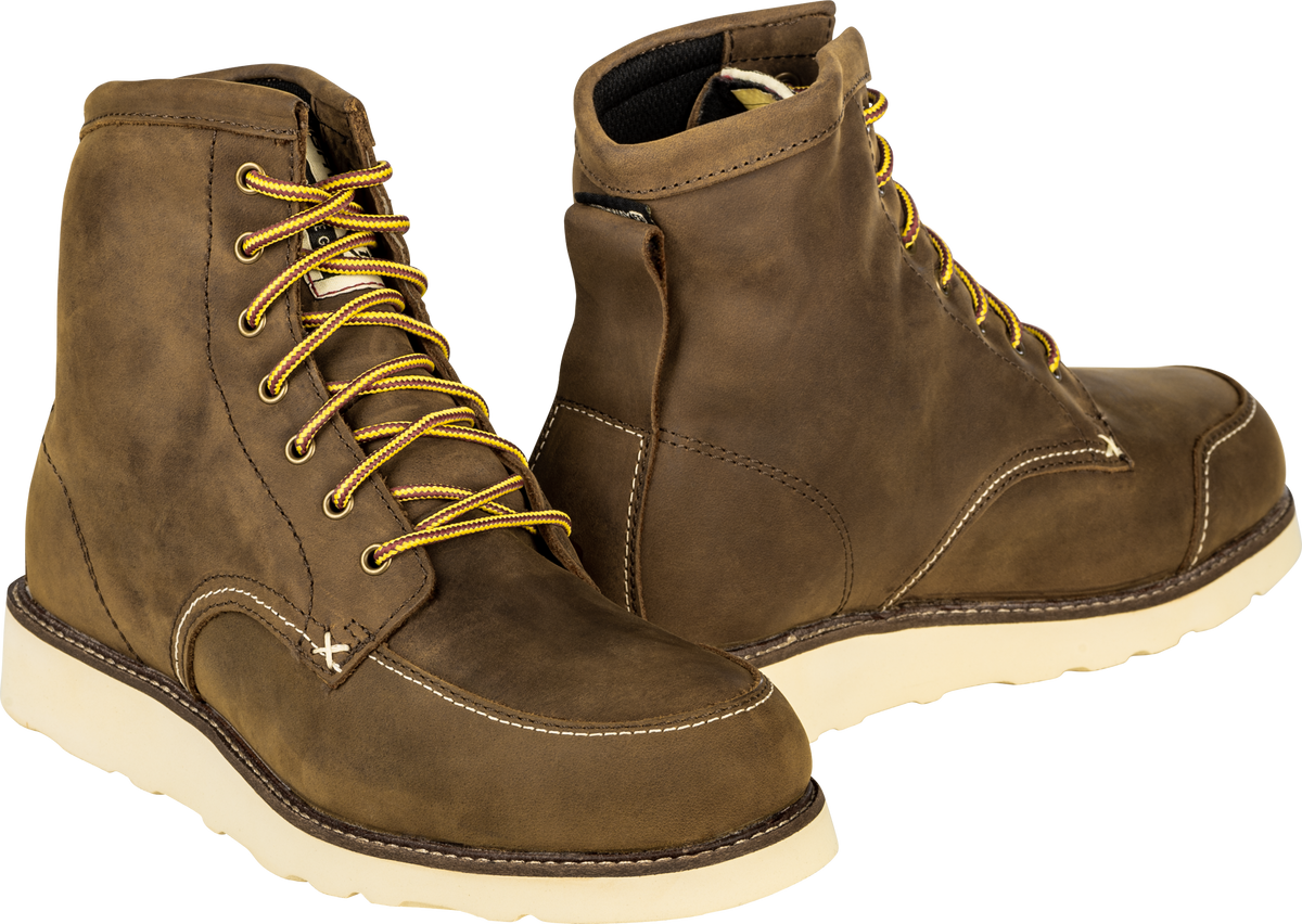 Highway 21 Journeyman Boots Brown US 14 – Durable Waterproof Work and Riding Footwear