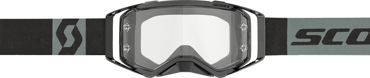SCOTT Prospect LS Goggle Black/Grey with Light Sensitive Grey Lens for Offroad Riding