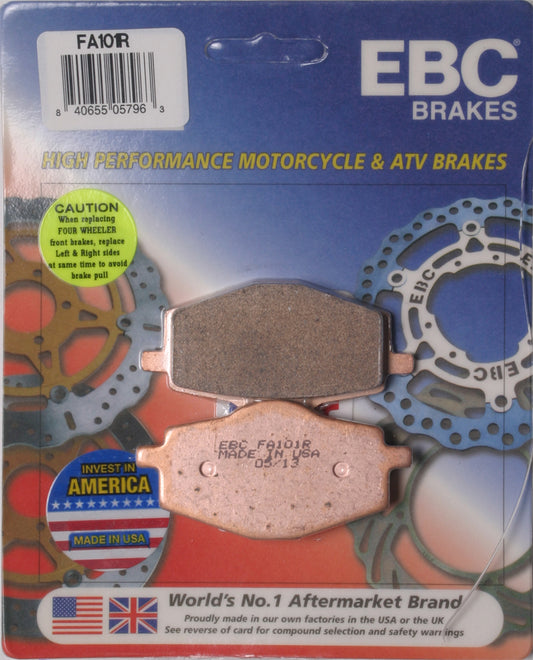 EBC Fa101R Sintered R Series Brake Pads for Yamaha TT-R225 and XT350