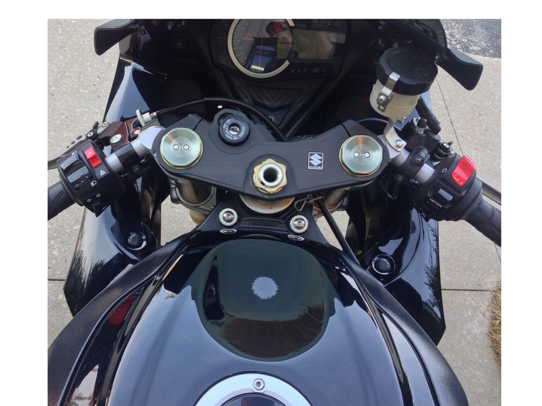 HeliBars Replacement Handlebars for Suzuki GSX-R Models - Silver (Part Number TS03088)