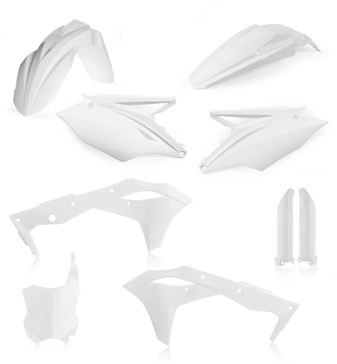 ACERBIS Full Plastic Kit for Kawasaki KX250F (2018-2020) in White
