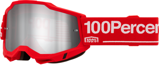 100-Percent Accuri 2 Goggle with Mirror Silver Lens for Offroad Performance