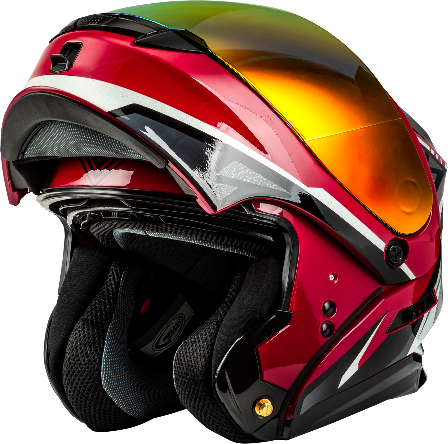 GMAX MD-01 Volta Modular Helmet - Red Metallic, X-Small