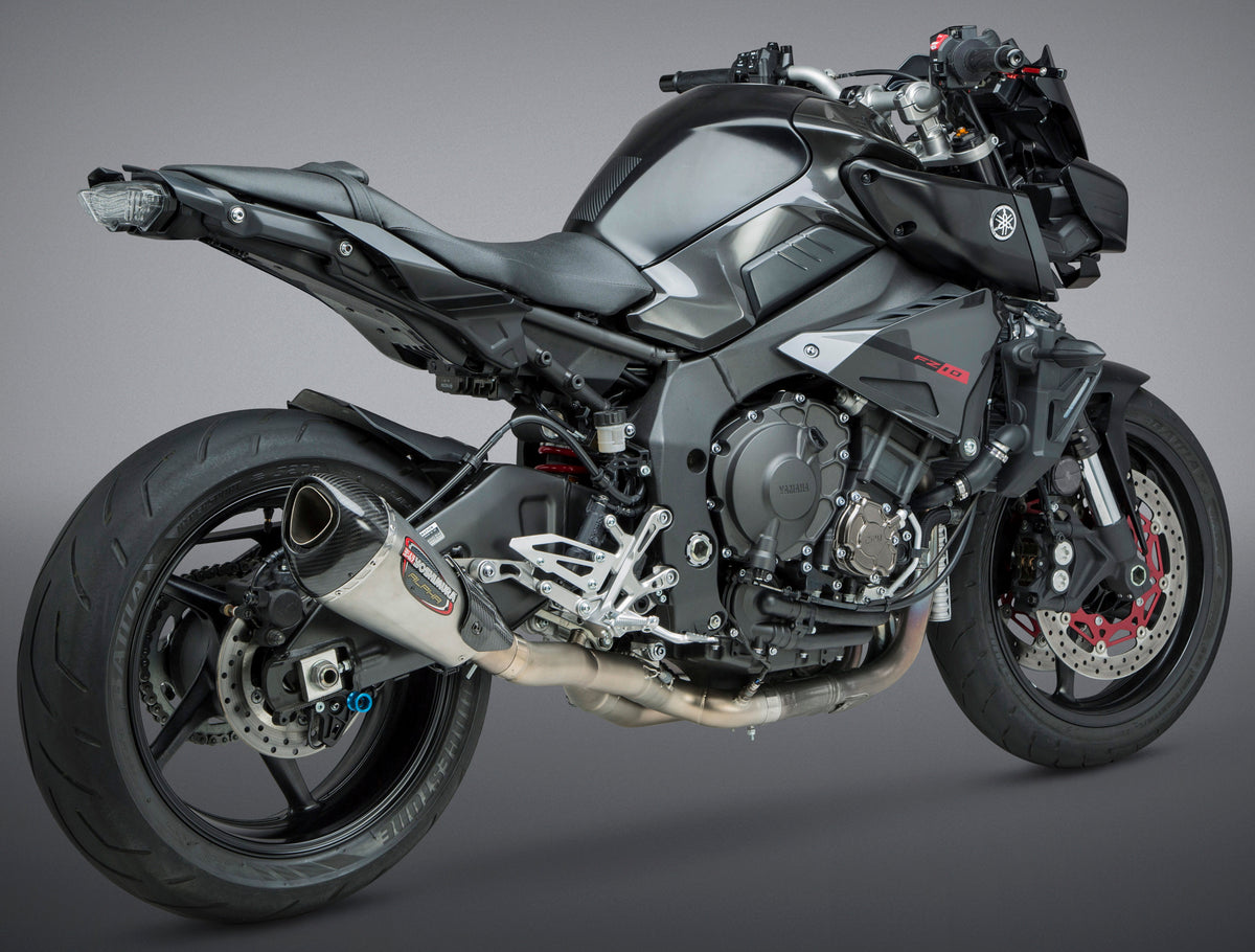 Yoshimura Alpha T 3/4 Slip-On Exhaust System for Yamaha FZ-10 and MT-10 Models