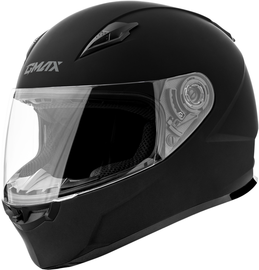 GMAX FF-49 Large Matte Black Full-Face Helmet with COOLMAX® Interior and UV400 Shield