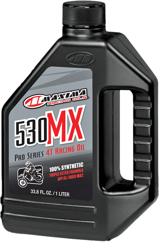 Maxima 530 MX Racing Oil 4T - 1 Quart for High-Performance Motorcycle Engines