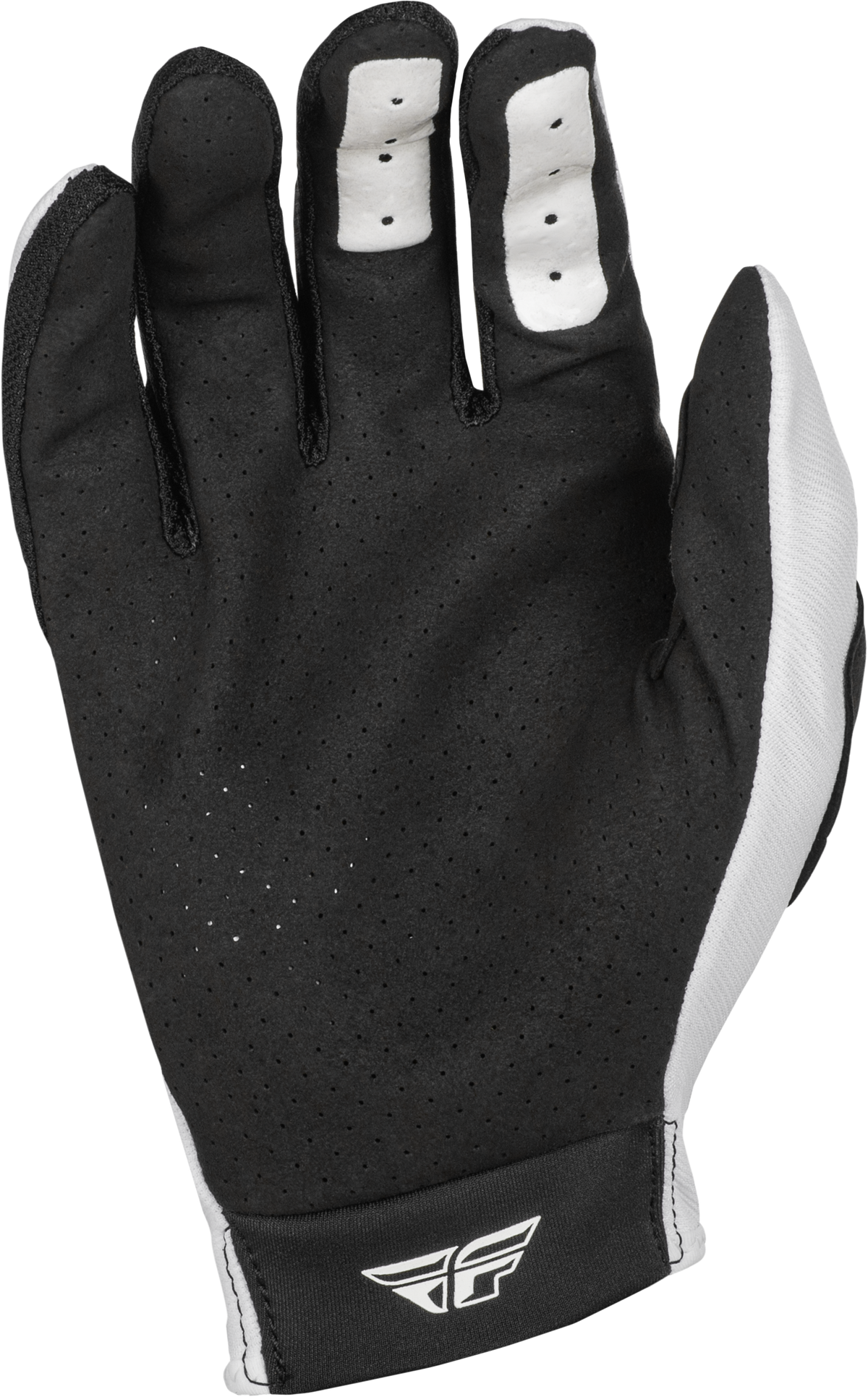Fly Racing Lite Gloves White/Black 3X-Large – Offroad MX Gloves with Touch Screen Compatibility