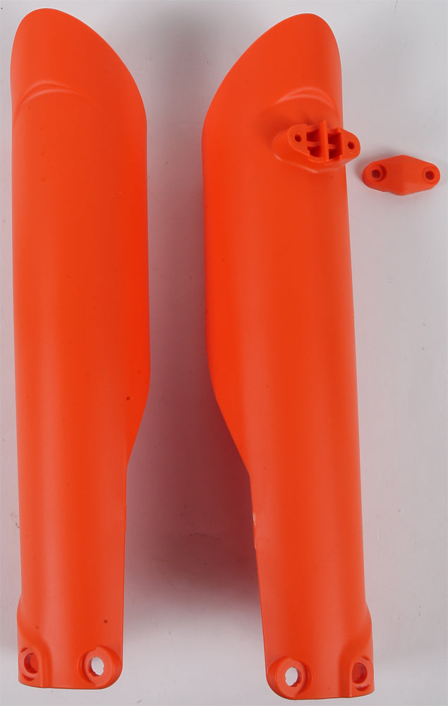 Acerbis Orange Fork Covers for KTM Offroad Models - Front Replacement Body Parts