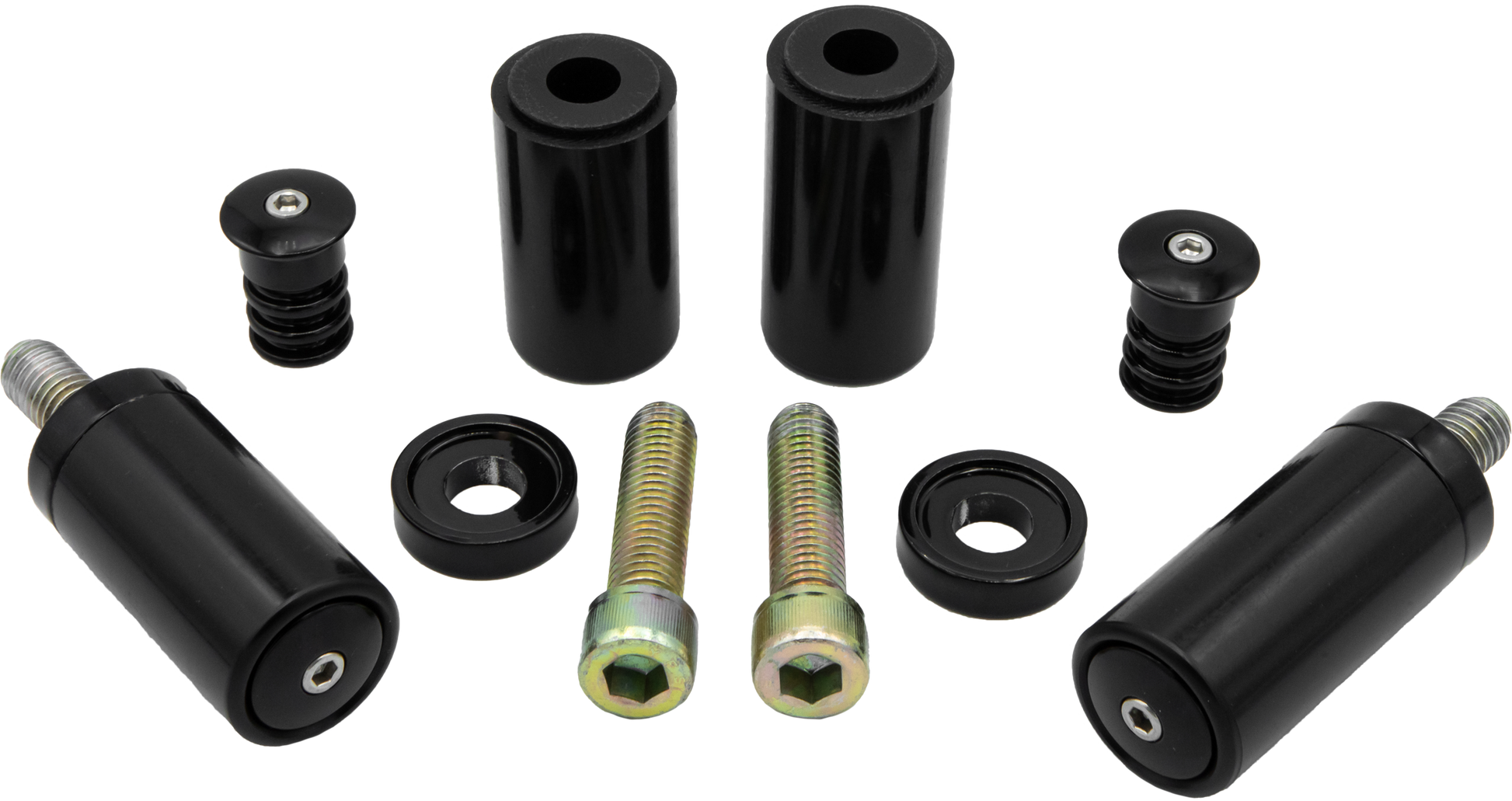 Santoro Fabworx SF70011E Replacement Sliders for Crash Bar - Black