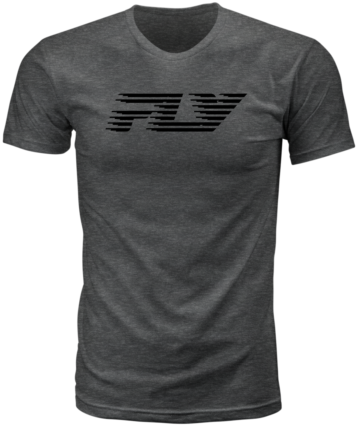 Fly Racing Fly Fast Tee Grey X-Large – Comfortable Short Sleeve Shirt with Premium Fit