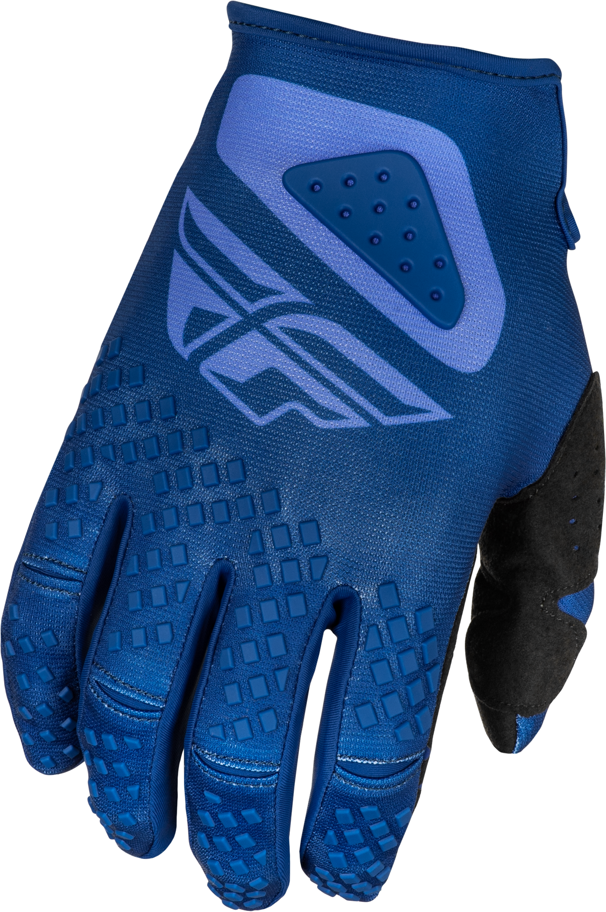 Fly Racing Kinetic Sym Offroad MX Gloves 3X-Large in Ultramarine and Dark Blue