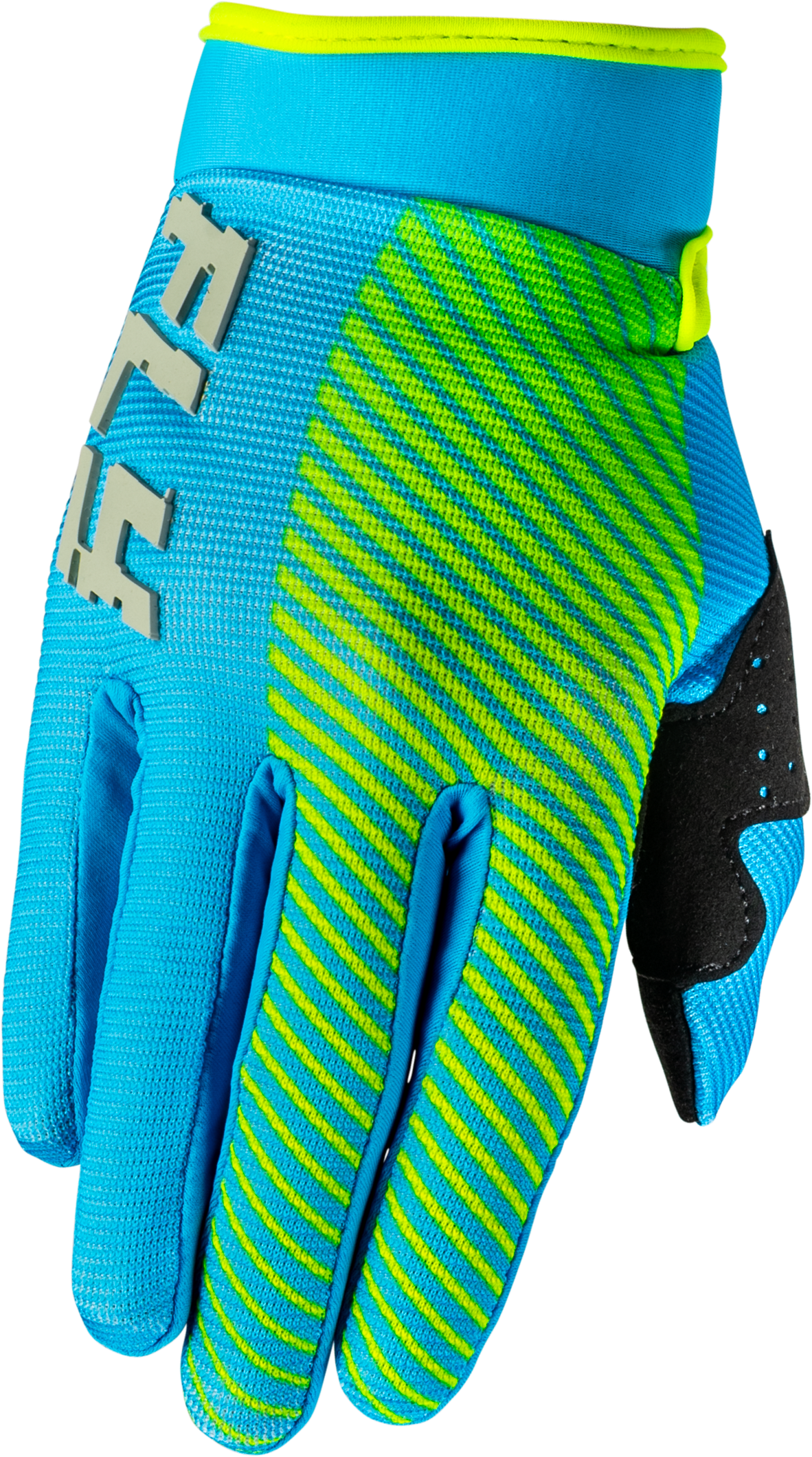 Fly Racing Youth F-16 Offroad MX Gloves Blue/Hi-Vis, Youth X-Small