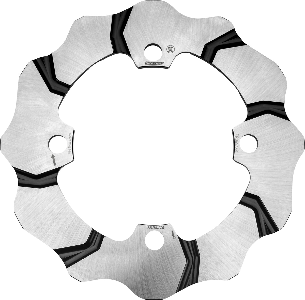 BRAKING Batfly Oversized Rotor Pol for Polaris RZR XP 1000 EPS – Enhanced ATV/UTV Brake Rotor