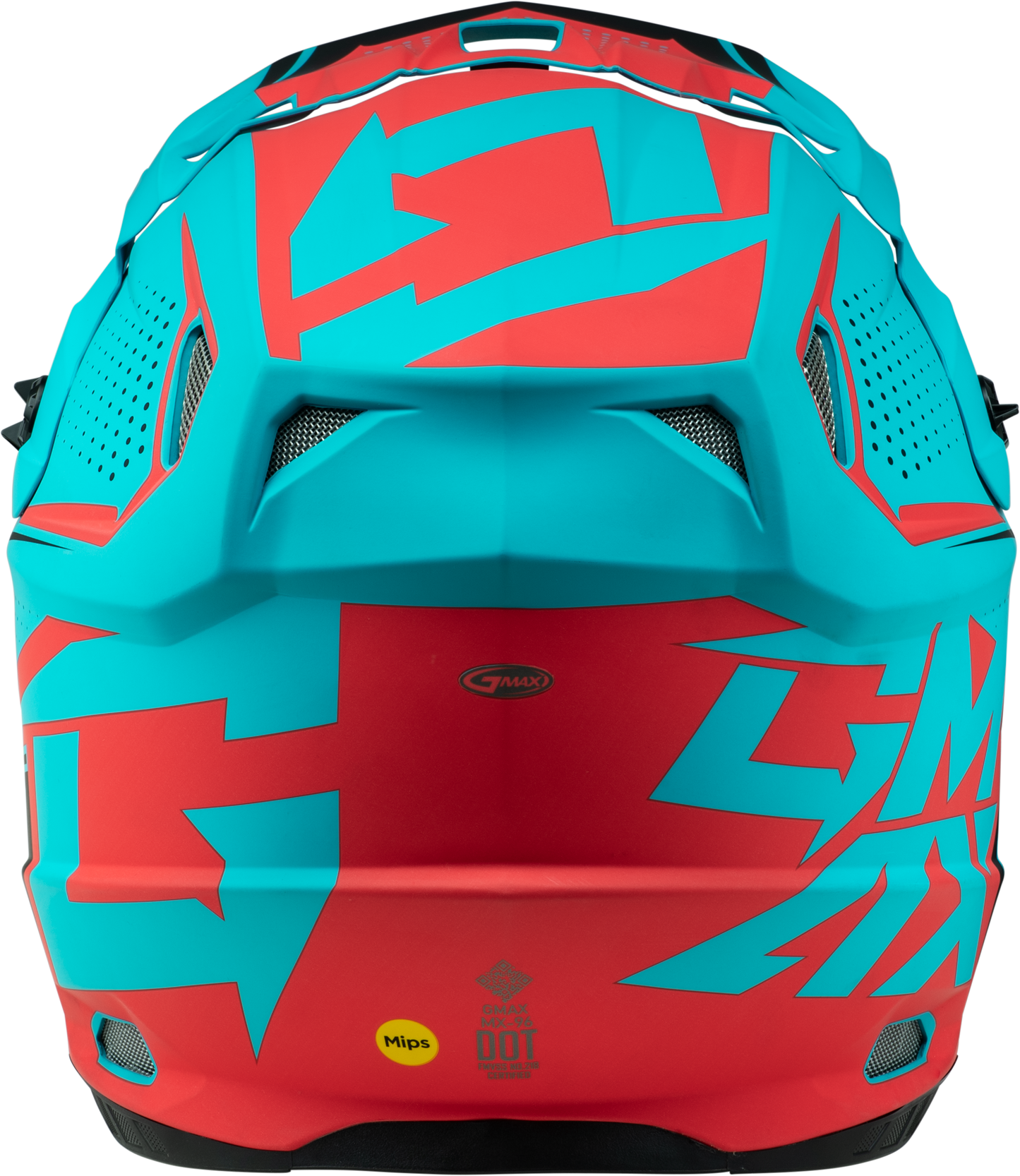 GMAX MX-96 Off-Road Helmet with MIPS Technology – Small, Matte Blue/Red