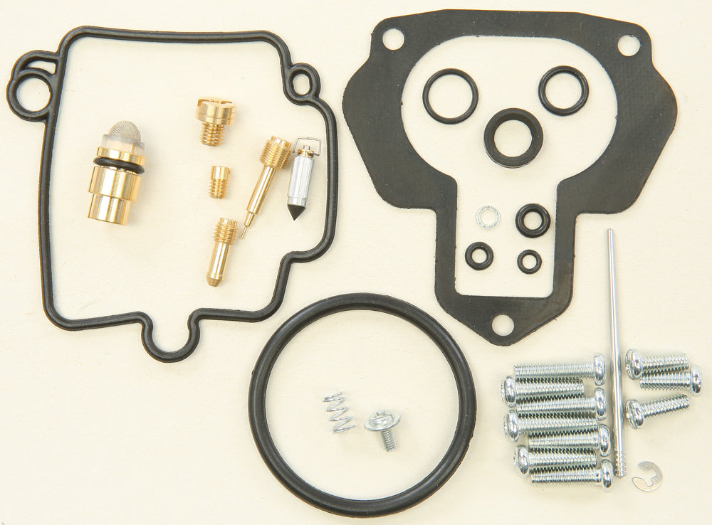 ALL BALLS Carburetor Repair Kit for Yamaha YFM350FW Big Bear 4WD - Includes O-Rings, Gaskets, Jets, and More