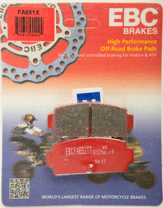 EBC Fa651X Carbon X Series Brake Pads for CF-MOTO ATV/UTV Models
