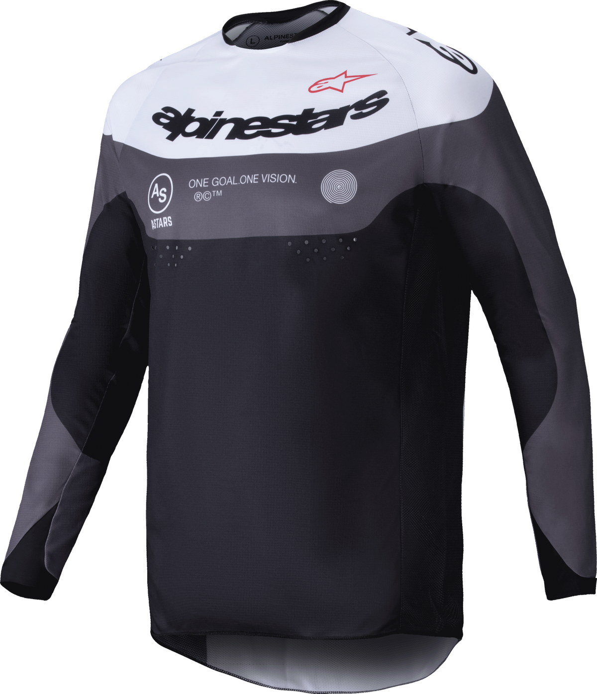 Alpinestars Pro Dura Jersey Black/Magnet/White 2X Large Offroad Motorcycle Jersey