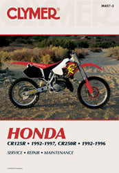 CLYMER Repair Manual for Honda CR125R & CR250R (1992-1997) - Part Number CM4572