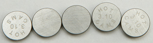 HOT CAMS Valve Shims 10.00x3.10mm 5-Pack for Offroad Engine Applications