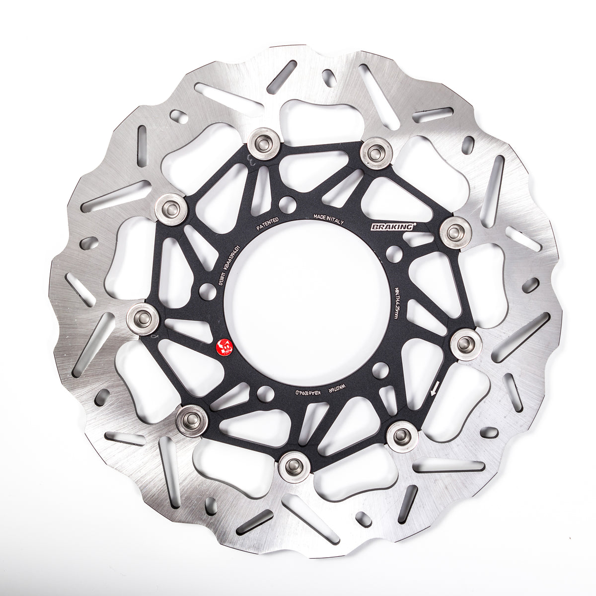 Braking SK2 Directional Front Right Brake Rotor for Suzuki GSX-R Models - Part Number WK076R