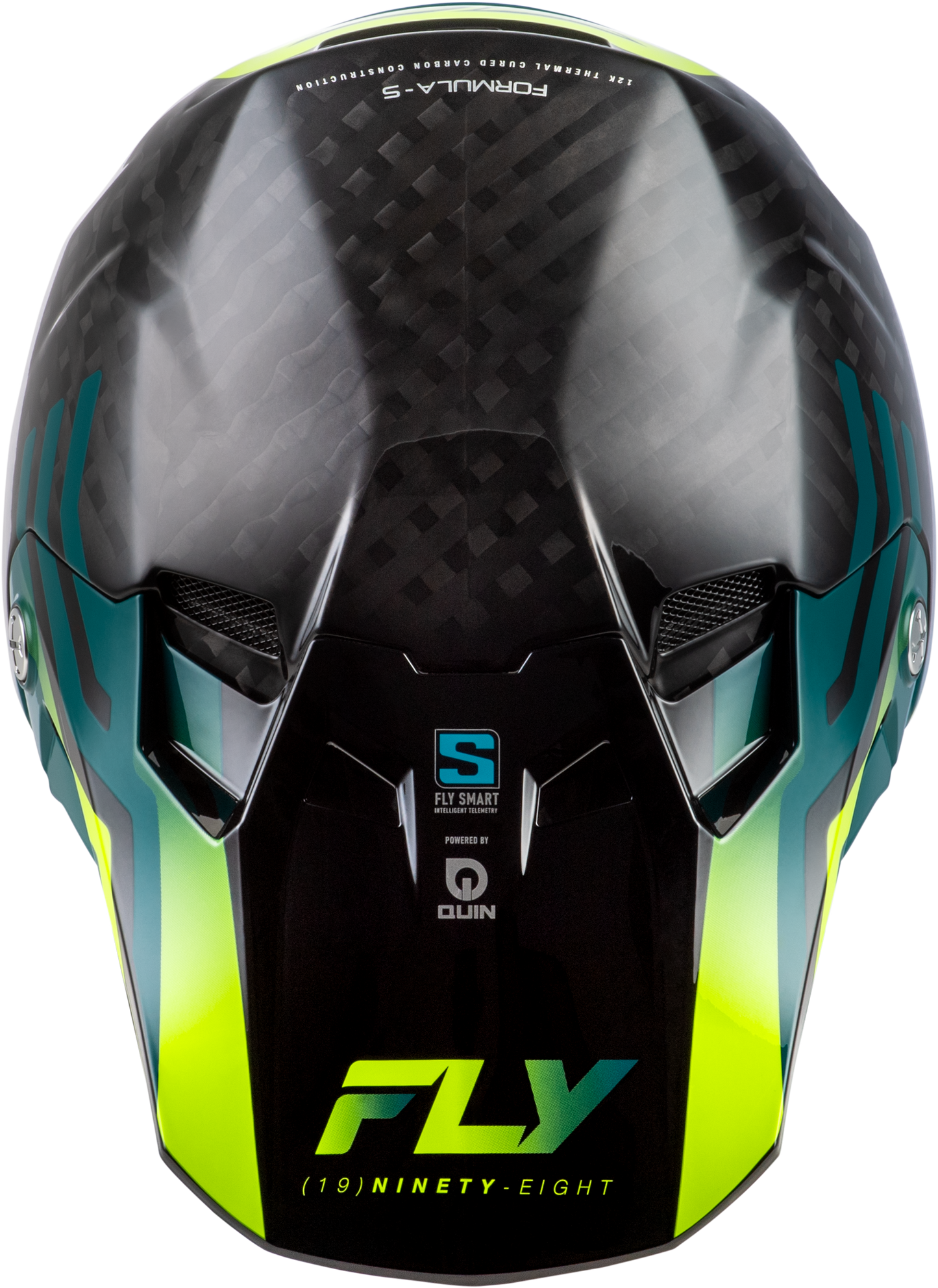 Fly Racing Formula S Carbon Byte Helmet Medium - Offroad Motorcycle Helmet with Crash Detection and Bluetooth Connectivity