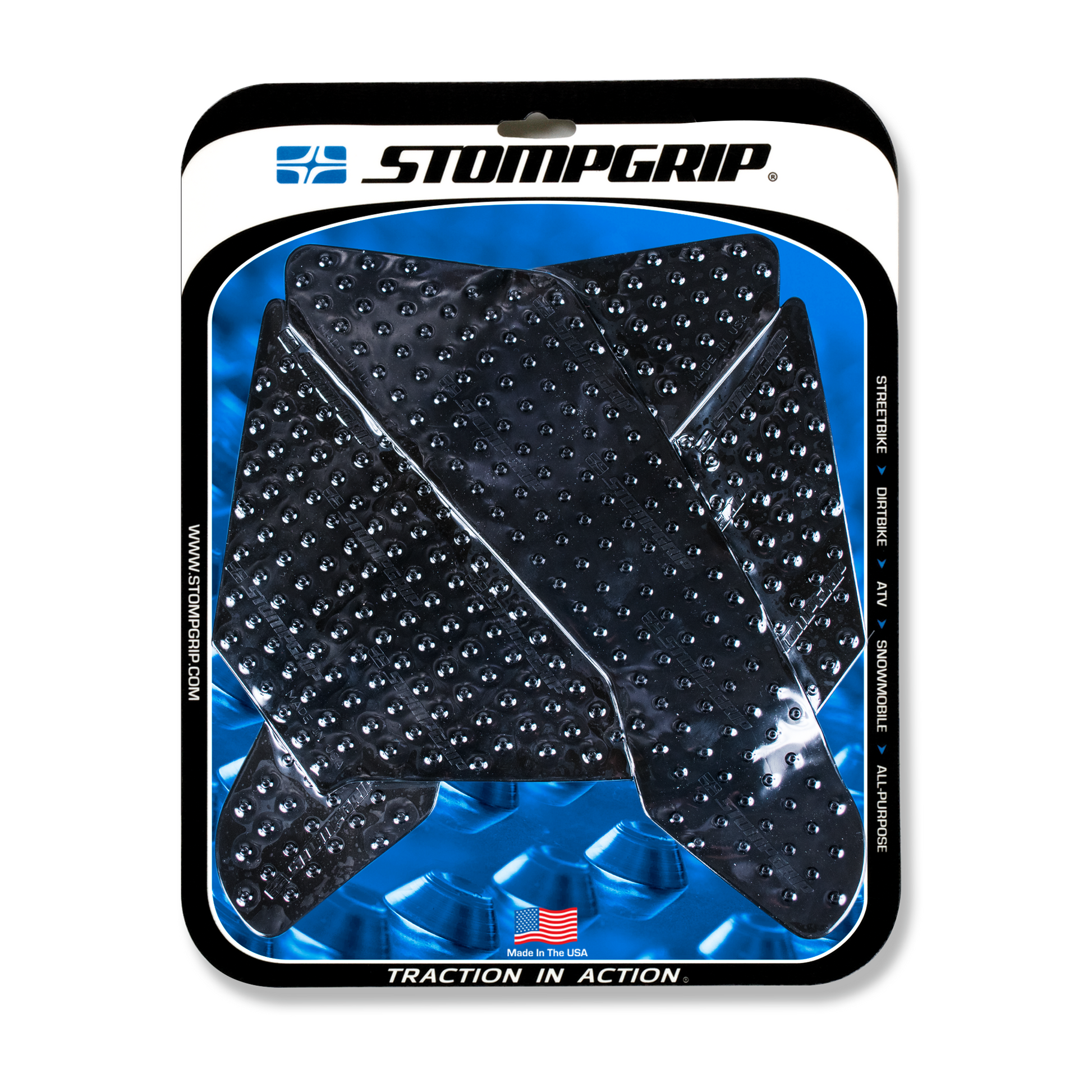 STOMPGRIP Tank Pad Kit Volcan Black for Honda CBR1000RR (2017-2021)