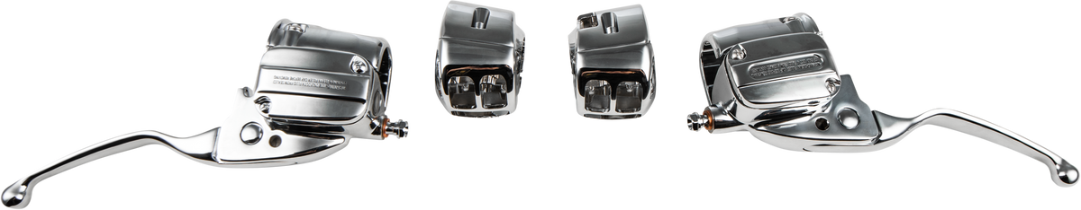 HardDrive Chrome Handlebar Control Kit with Hydraulic Clutch for Harley Davidson Road Glide (2015-2017)