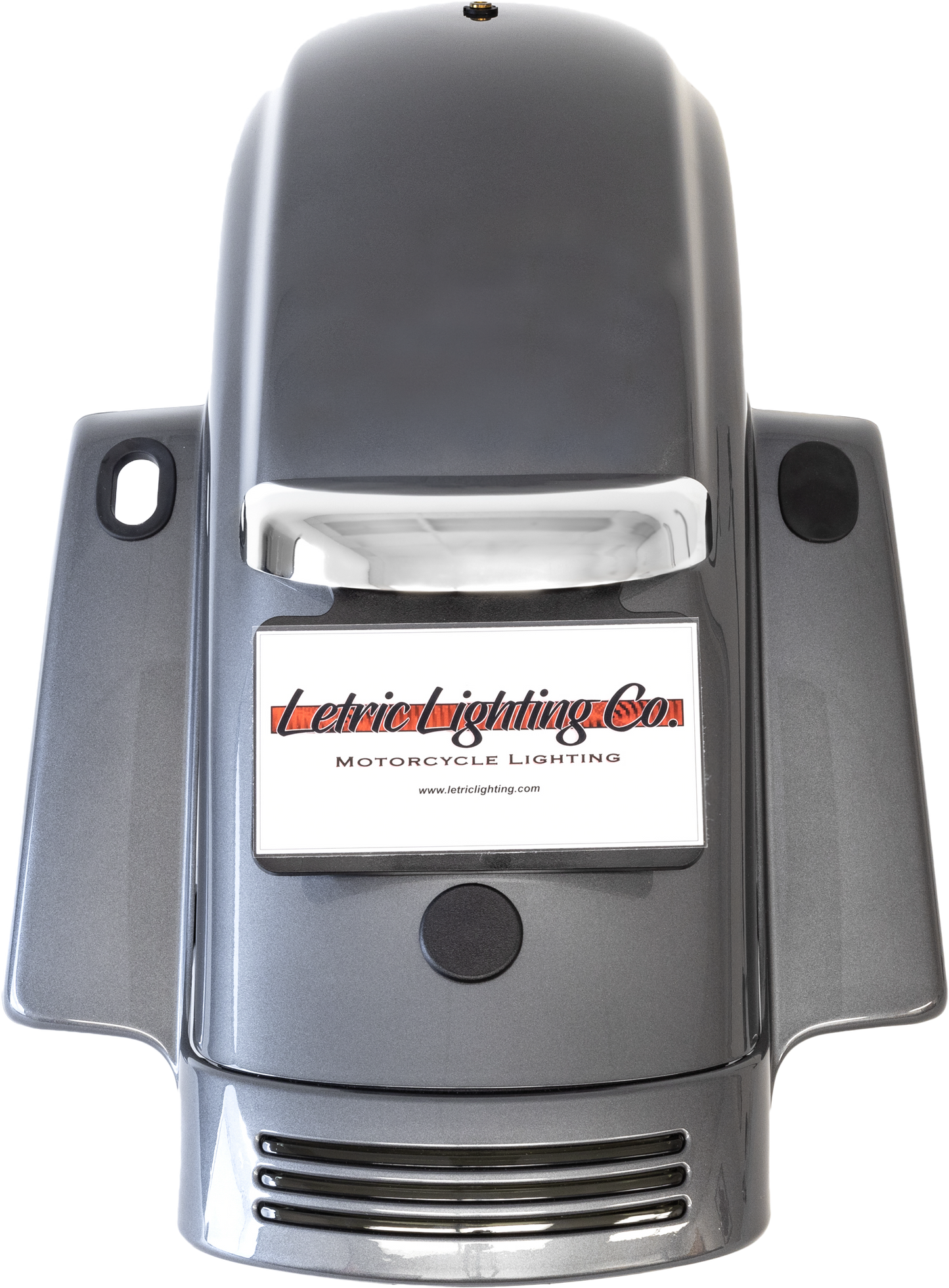 Letrica Lighting Co LLC-TSE-C Turn Signal Eliminator for V-Twin Motorcycles in Chrome Finish