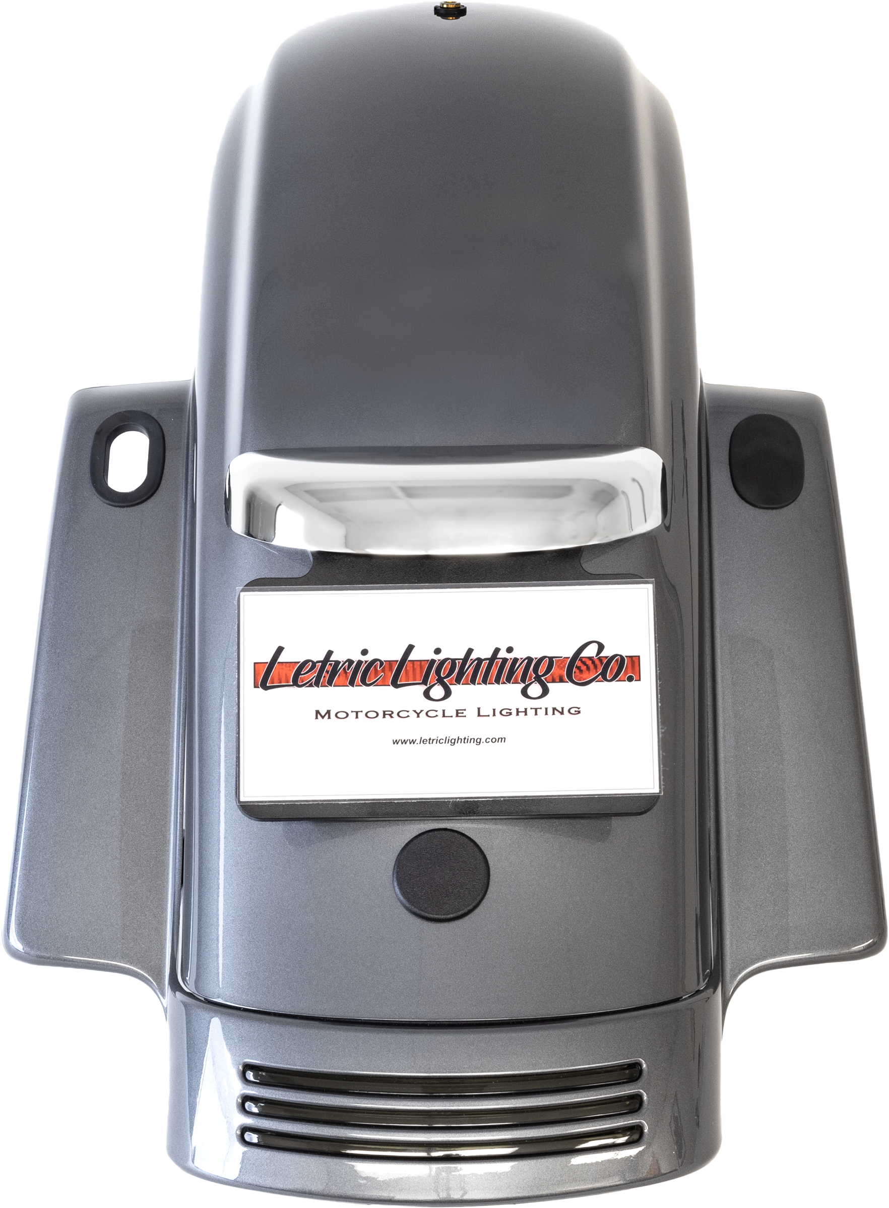 Letrica Lighting Co LLC-TSE-C Turn Signal Eliminator for V-Twin Motorcycles in Chrome Finish
