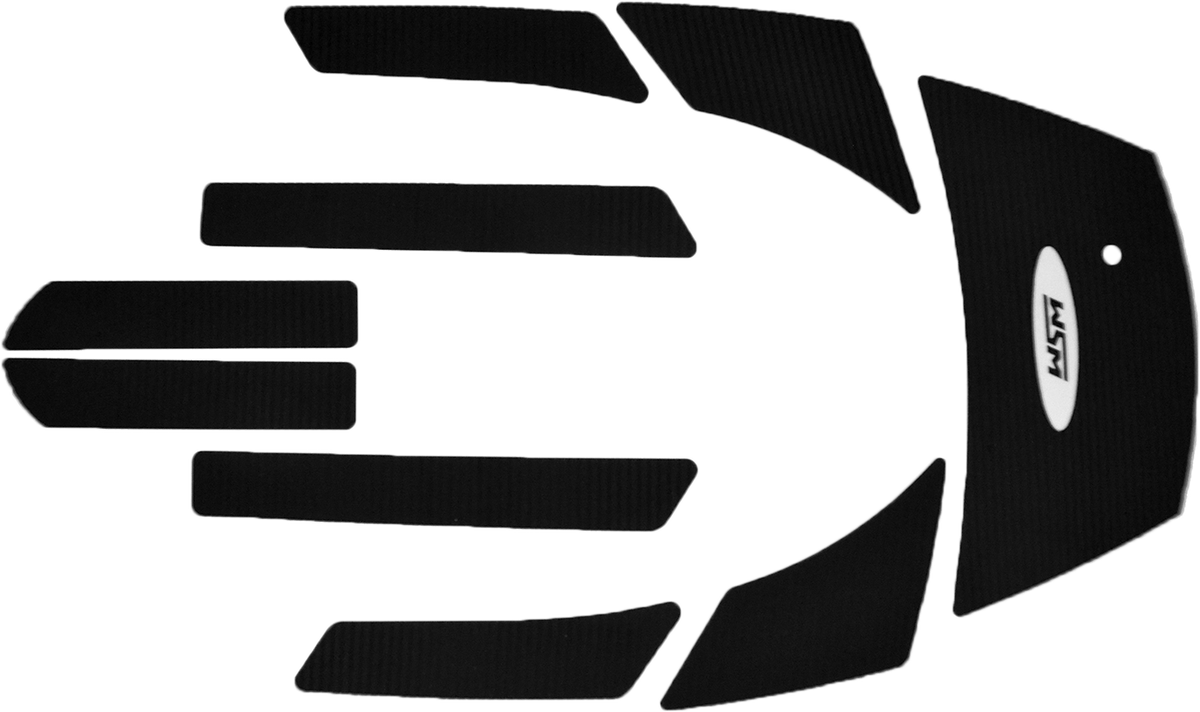 WSM Replacement Traction Mat for Yamaha FX and FX Cruiser Models - Black, Part #012-213BLK