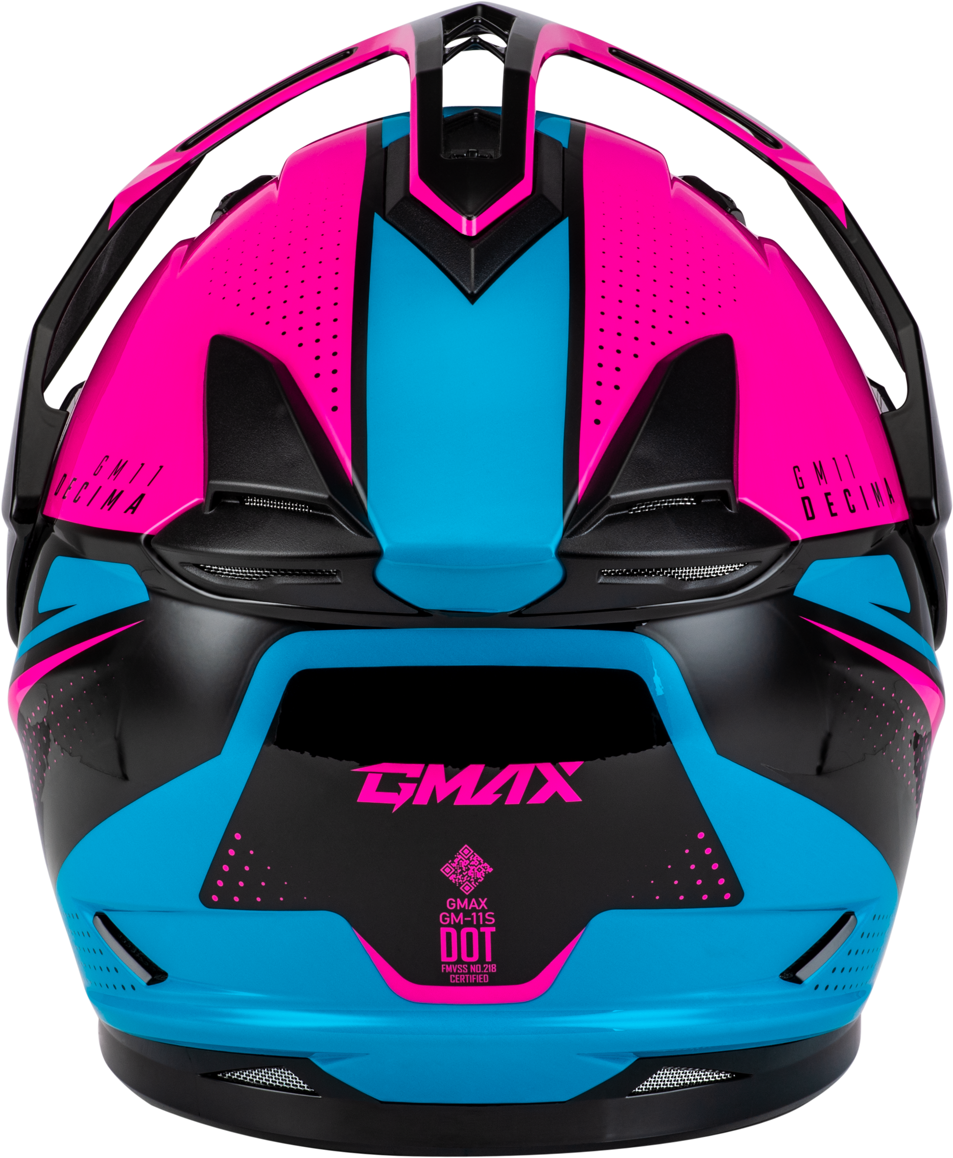 GMAX GM-11 Decima Women's Dual Sport Helmet with Sun Peak and Intercom Compatibility