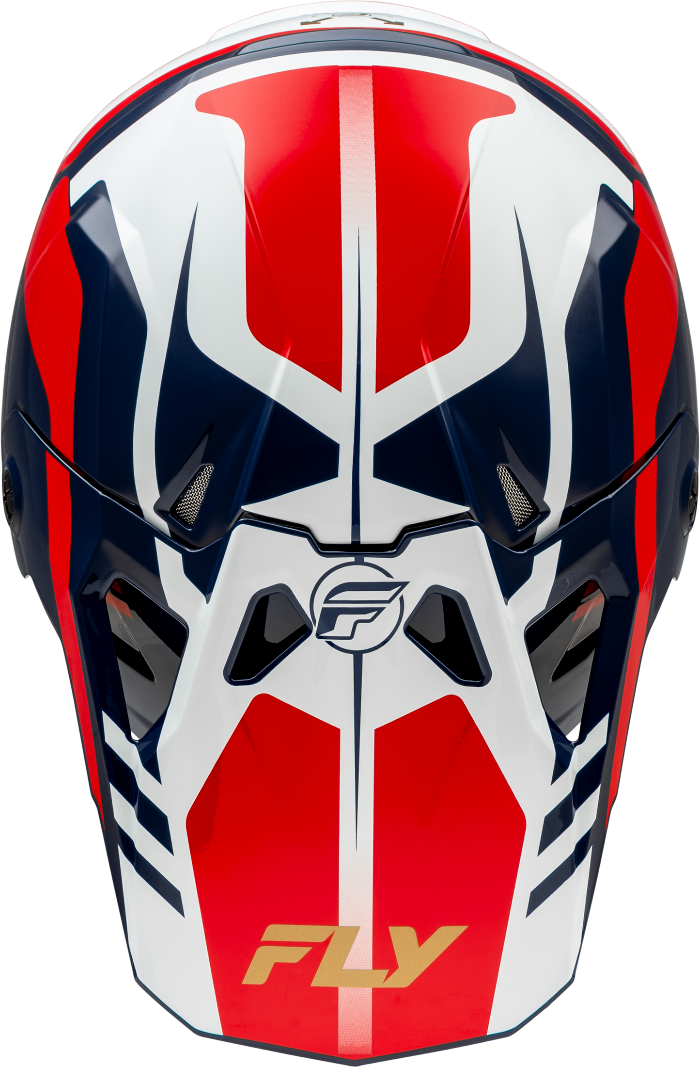 Fly Racing Formula CP Krypton Helmet X-Small Red, White & Navy for Offroad Riding