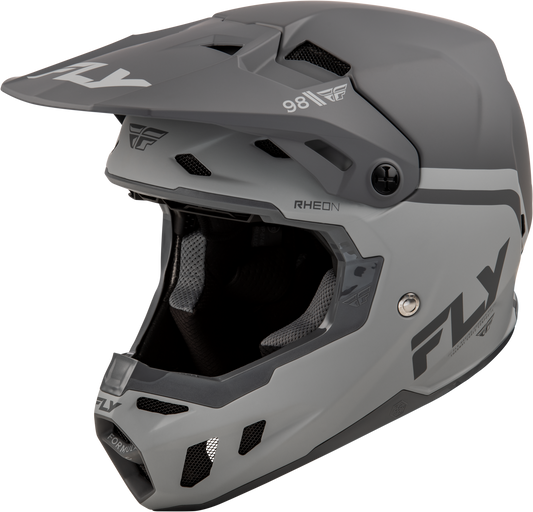Fly Racing Formula CC Objective Helmet Matte Black/Grey X-Small - Full-Face Offroad Helmet with Impact Protection
