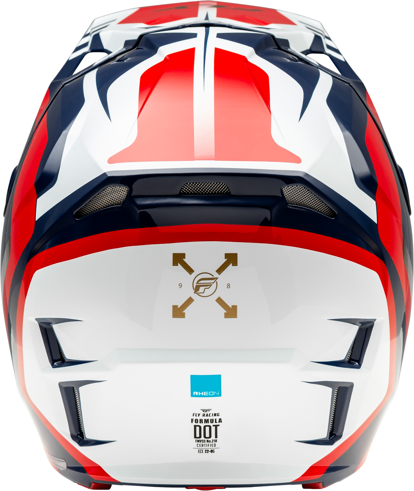 Fly Racing Formula CP Krypton Helmet X-Small Red, White & Navy for Offroad Riding