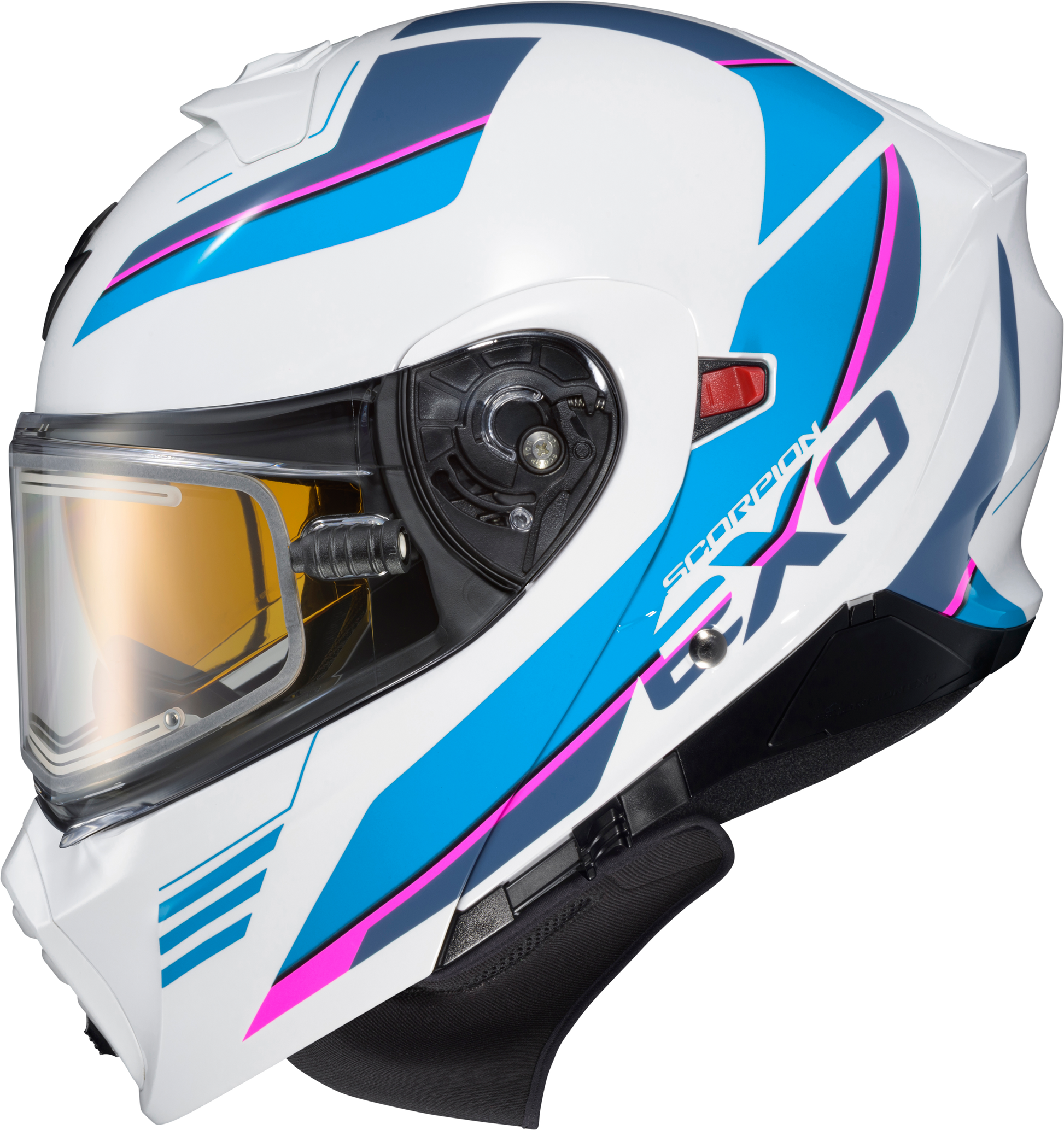 Scorpion EXO Exo GT930 Cold Weather Modular Helmet Large White/Blue