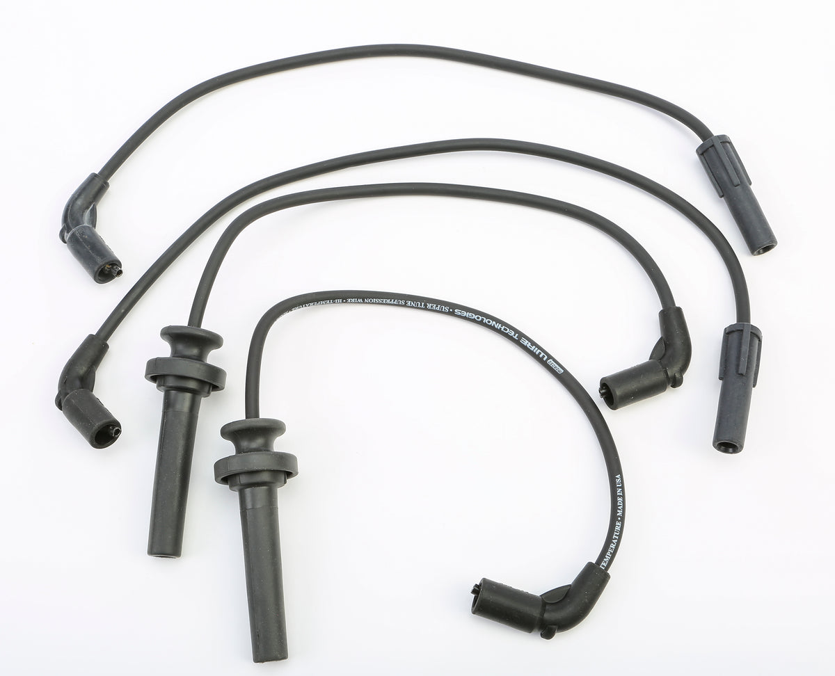 Moroso Spark Plug Wire Set for Harley Davidson XL1200S 1998-2003 with Silicone Boots and High-Performance Ignition Core