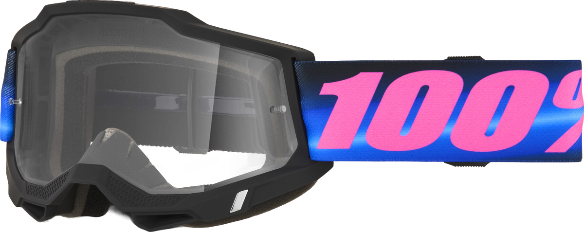 100 Percent Accuri 2 Goggle with Clear Superdome Lens for Offroad Riding