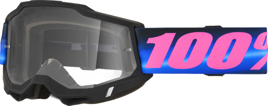 100 Percent Accuri 2 Goggle with Clear Superdome Lens for Offroad Riding