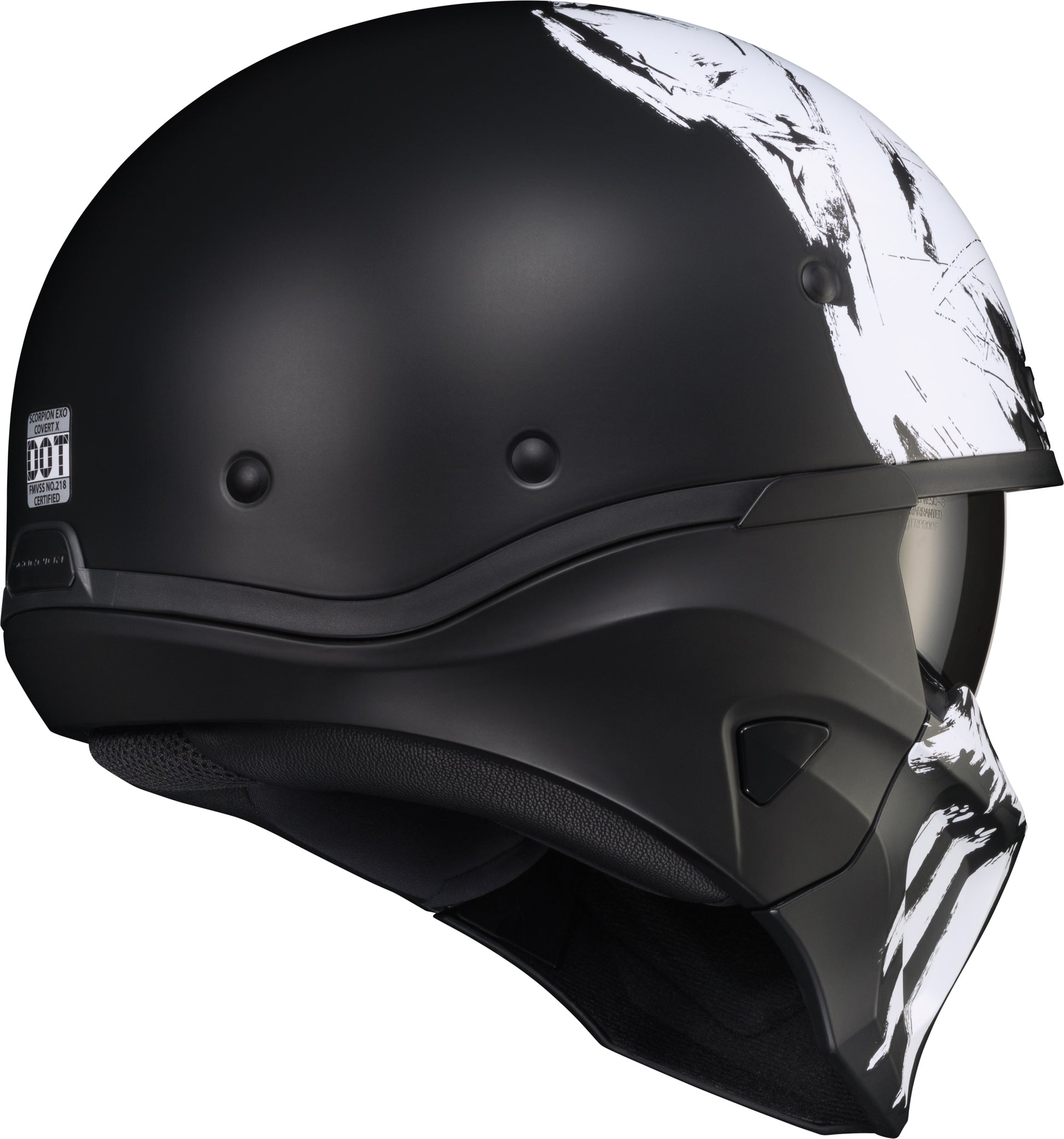 Scorpion EXO Covert X Marauder 2X Large Open-Face Helmet in Black
